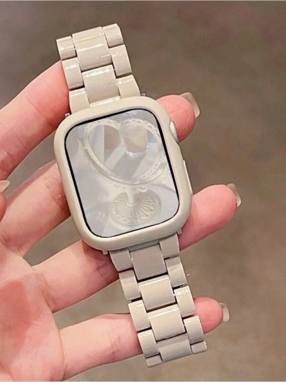 Starry Gold Apple Watch Band + Case Set | Korean Minimalist Style 38/40/41mm